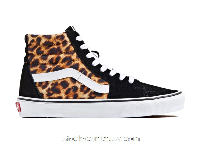 Outlet Vans Sk8-Hi Leopard Black White VN0A4U3C3I6