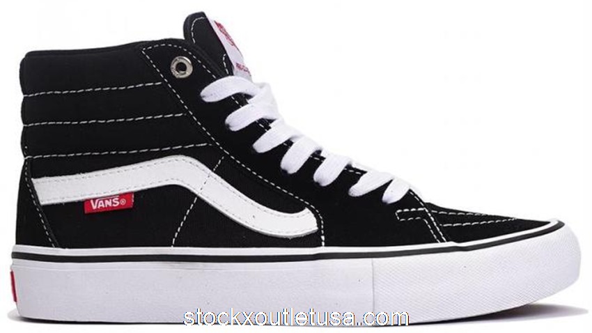 Outlet Vans Sk8-Hi Pro Black White VN000VHGY28