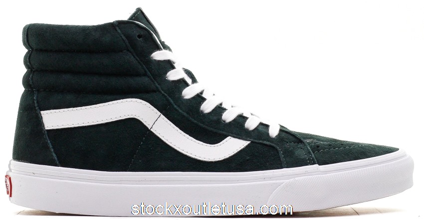 Outlet Vans Sk8-Hi Re-Issue Pig Suede Darkest Spruce VN0A2XSBU5J