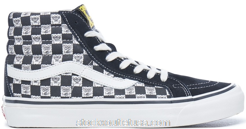 Outlet Vans Sk8-Hi Spongebob Checkerboard V003T0Q7Y