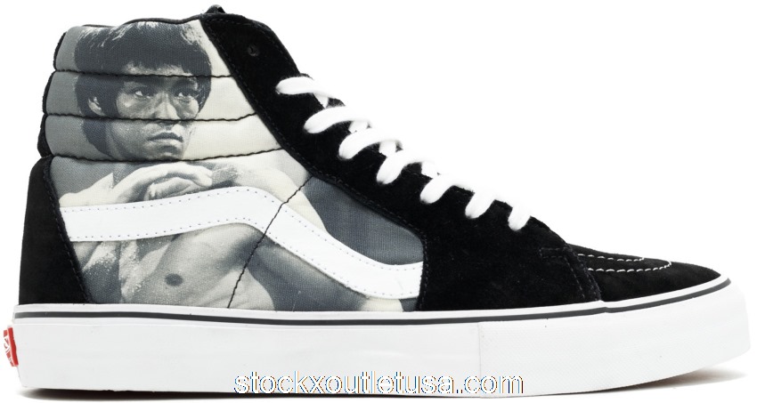 Outlet Vans Sk8-Hi Supreme Bruce Lee (White) VN099NANM