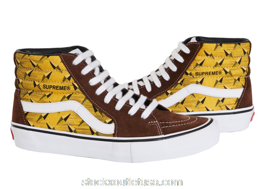 Outlet Vans Sk8-Hi Supreme Diamond Plate Brown
