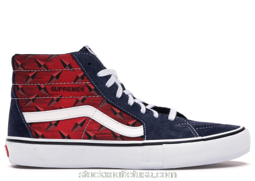 Outlet Vans Sk8-Hi Supreme Diamond Plate Navy