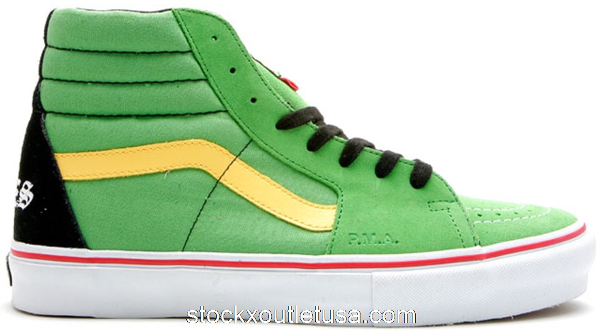 Outlet Vans Sk8-Hi Supreme x Bad Brains Green VN0FWQ2W5