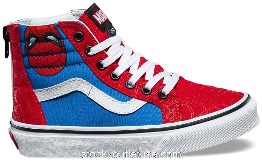 Outlet Vans Sk8-Hi Zip Marvel Spider Man (PS) VA3276U4I