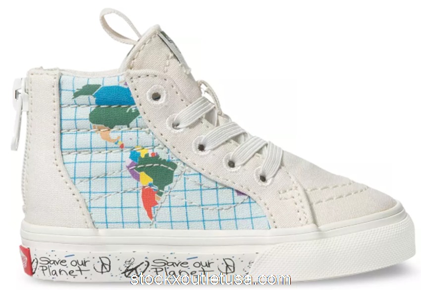 Outlet Vans Sk8-Hi Zip Save Our Planet Multi (TD)