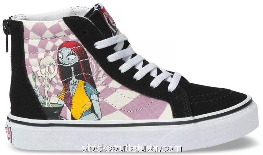 Outlet Vans Sk8-Hi Zip The Nightmare Before Christmas Sally (PS)