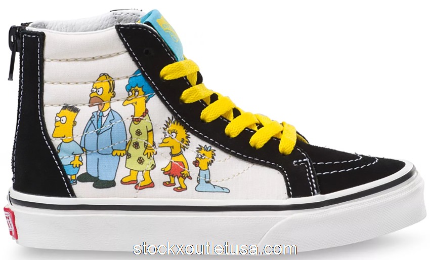 Outlet Vans Sk8-Hi Zip The Simpsons Family Portrait (PS)