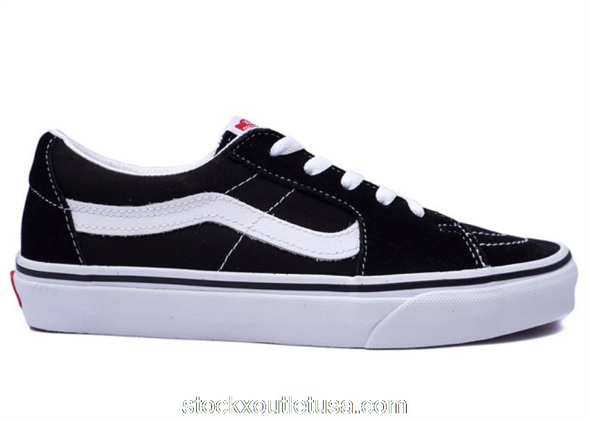 Outlet Vans Sk8-Low Black White VN0A4UUK6BT