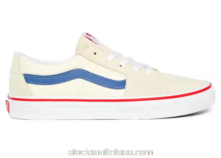 Outlet Vans Sk8-Low Classic White Navy VN0A4UUK24I