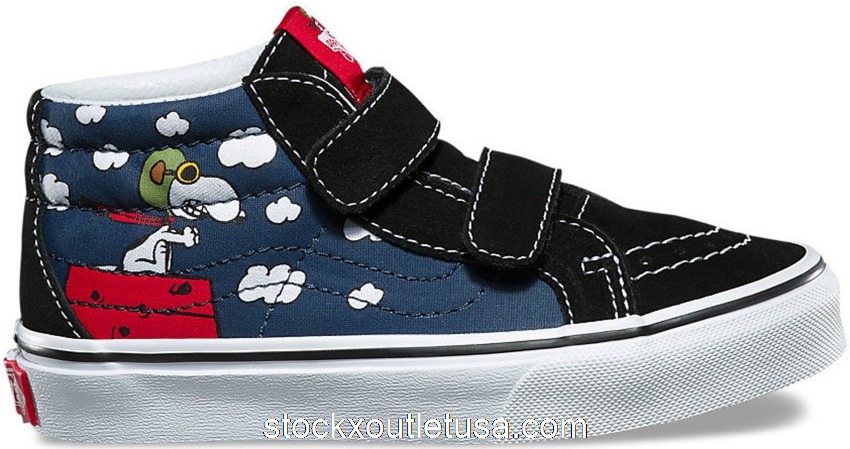 Outlet Vans Sk8-Mid Peanuts Flying Ace (TD) VN0A346YOHK