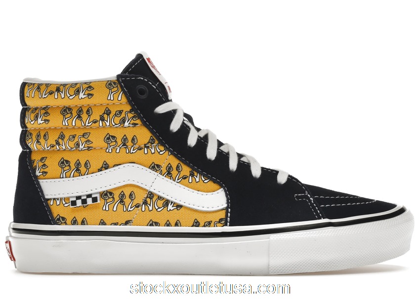 Outlet Vans Skate Sk8-Hi Palace Shroom Pack Yellow