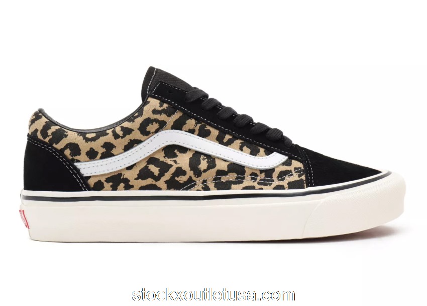 Outlet Vans Skool 36 DX Anaheim Factory Black Leopard VN0A54F39GI
