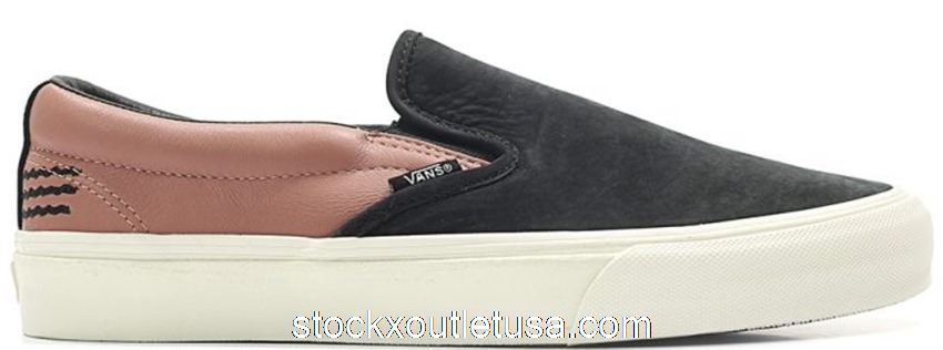 Outlet Vans Slip-On 66 Taka Hayashi Black Old Rose VN0A3DPVOEU