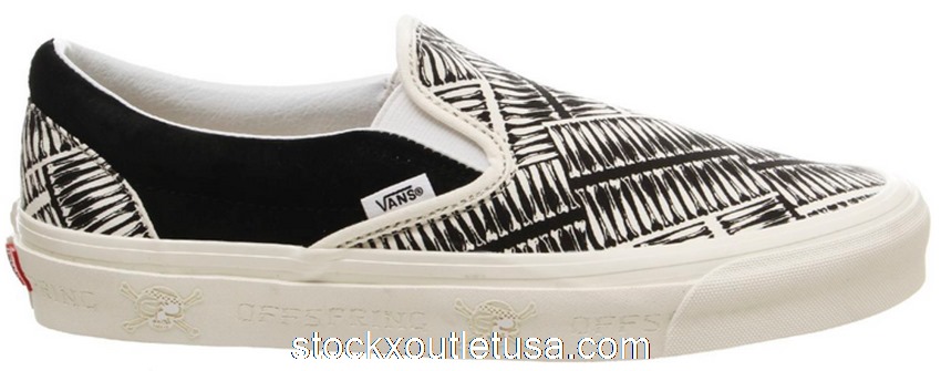 Outlet Vans Slip-On 98 Offspring Herring-Bone