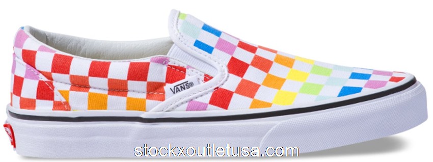 Outlet Vans Slip-On Checkerboard Pride (2019) (PS)