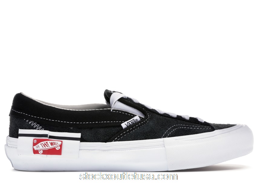 Outlet Vans Slip-On Deconstructed Black