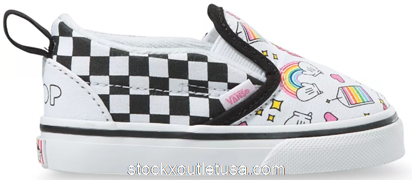 Outlet Vans Slip-On Flour Shop (TD)