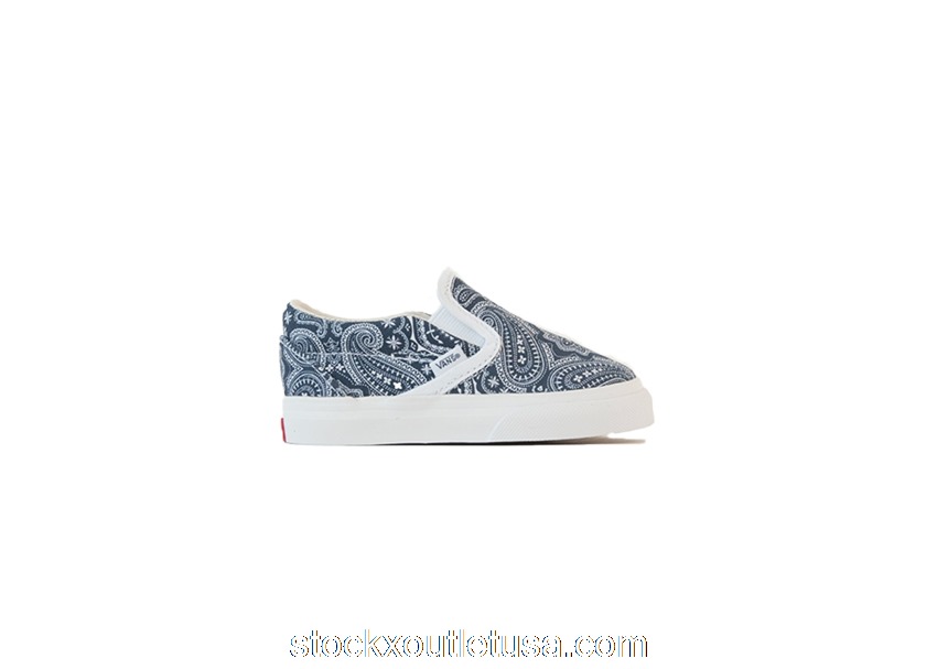 Outlet Vans Slip-On Kith 10th Anniversary Paisley Gibralter Sea (TD) VN0A4BUZ6CC