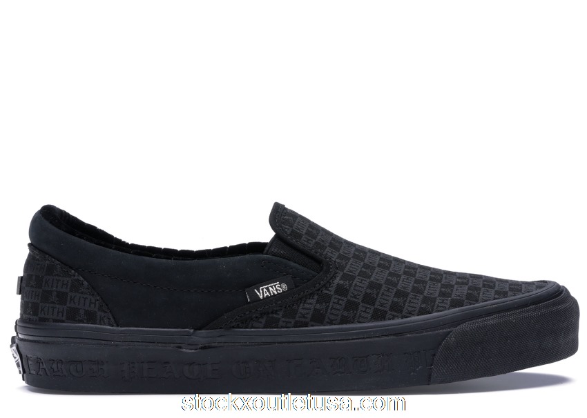Outlet Vans Slip-On Kith x mastermind Japan Black VN0A32QNS5K
