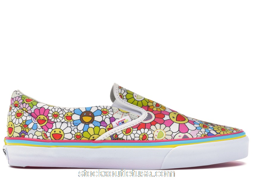 Outlet Vans Slip-On LX Murakami Multi-Color Flower VN-0ZSIGQC