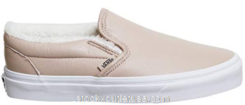 Outlet Vans Slip-On Mahogany Rose Leather (W) VN0A38F7QTR