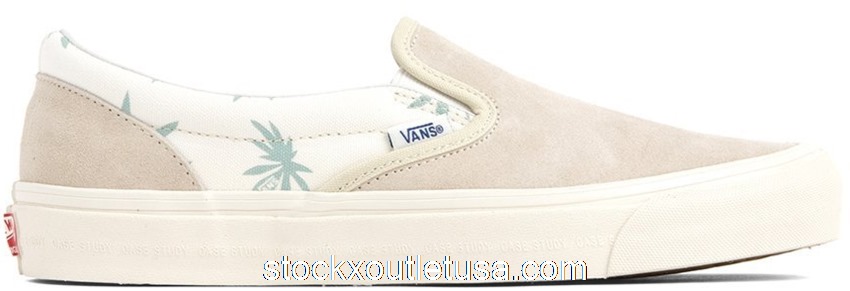 Outlet Vans Slip-On Modernica Light Blue Repeat Palm Leaf VN0A45JKVQK