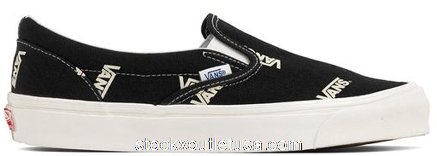Outlet Vans Slip-On Multi-Logo Black VN0A45JKVQE