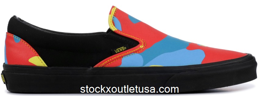 Outlet Vans Slip-On Neon Camo VN0A38F7ULX