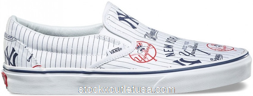 Outlet Vans Slip-On New York Yankees VN0A38F7PQ1