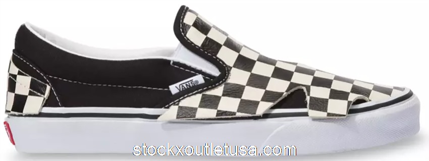 Outlet Vans Slip-On Origami Checkerboard