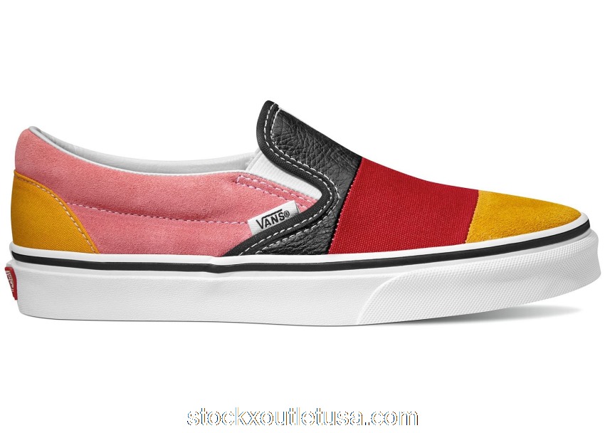Outlet Vans Slip-On Patchwork Multi VN0A38F7VMF
