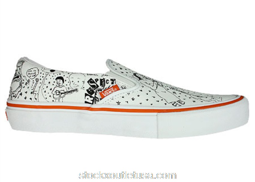 Outlet Vans Slip-On Pro No Comply Daniel Johnston VN0A347V2BB