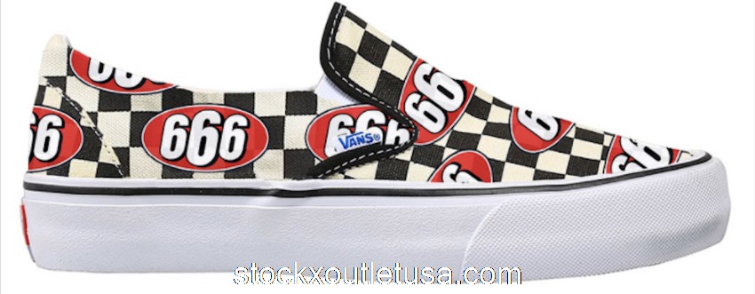 Outlet Vans Slip-On Supreme 666 Checker VN0A347VOX4