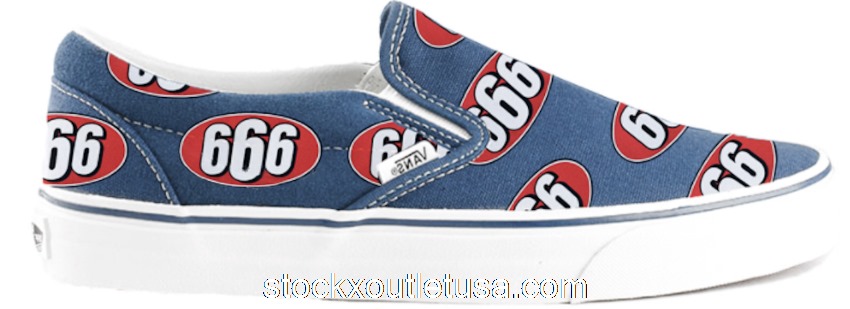Outlet Vans Slip-On Supreme 666 Navy VN0A347VOX5