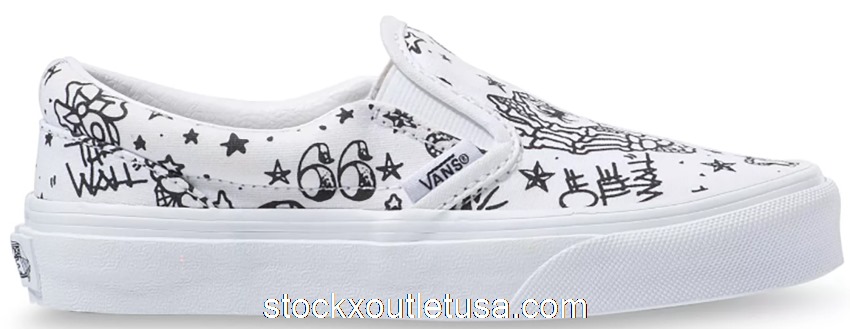 Outlet Vans Slip-On U-Color Tattoo (PS)