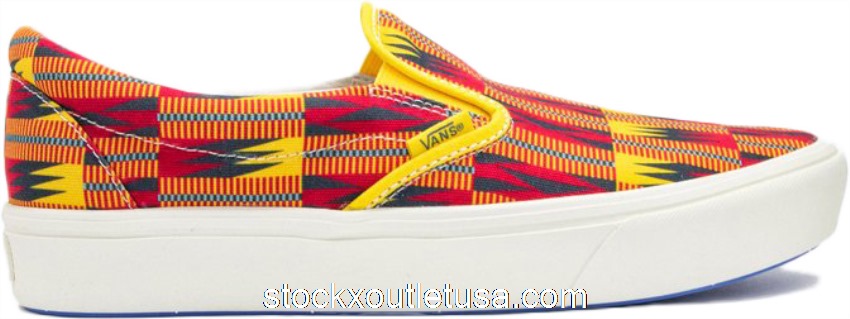 Outlet Vans Slip-On Union Kente Cloth