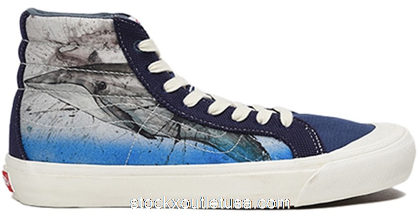 Outlet Vans Style 138 Ralph Steadman Whale VN0A3DP9VQT
