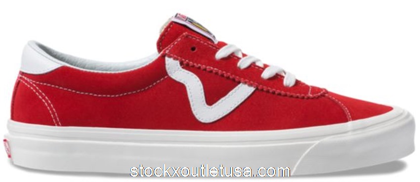 Outlet Vans Style 73 DX Anaheim Factory Red