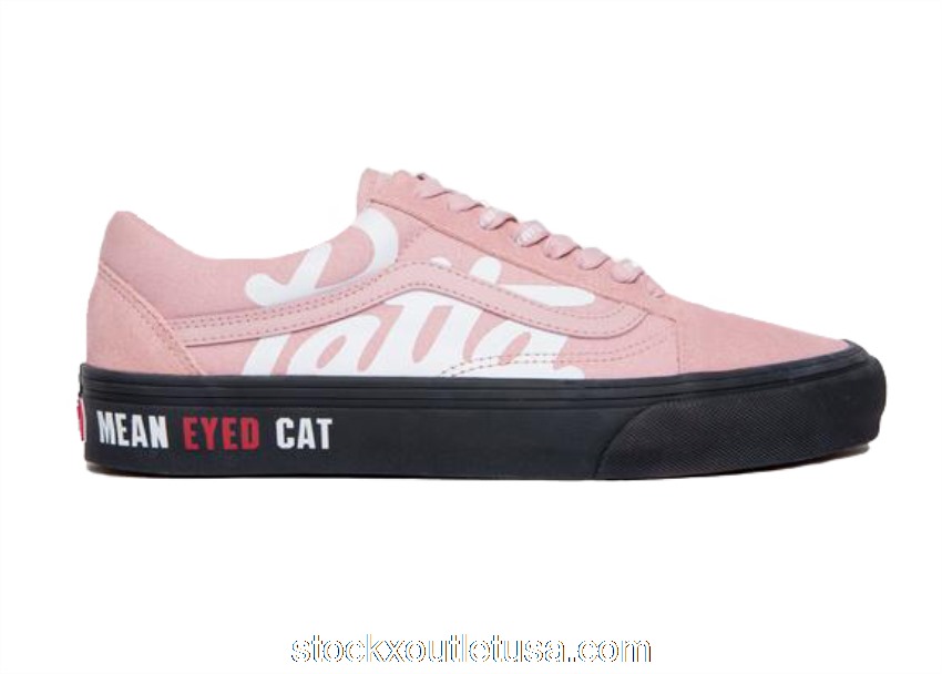 Outlet Vans UA Old Skool VLT LX Patta Mean Eyed Cat Silver Pink VN0A4BVF5XF1