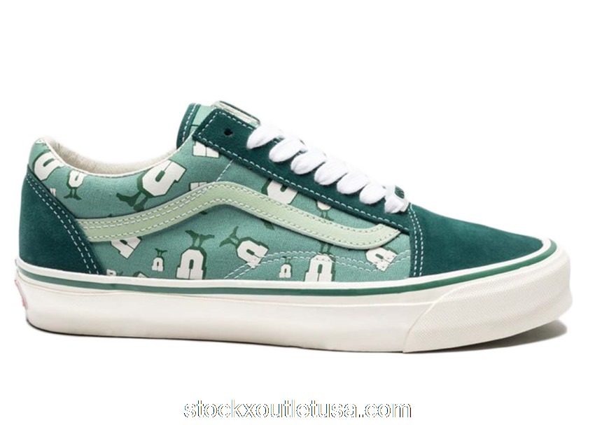 Outlet Vans Vault OG Old Skool LX Undefeated U-Man Bistro Green VN0A4P3X7AF
