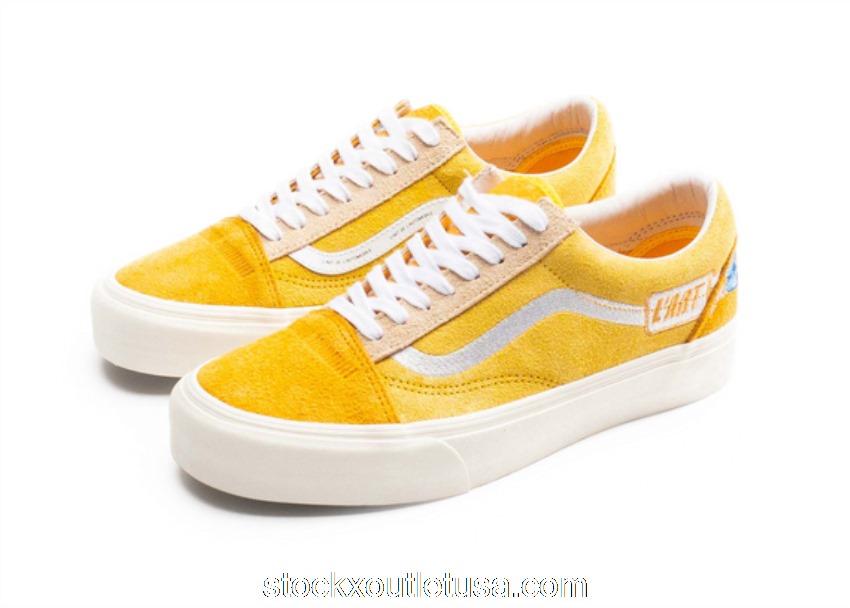 Outlet Vans Vault Old Skool Kar L'art Exhaust Yellow