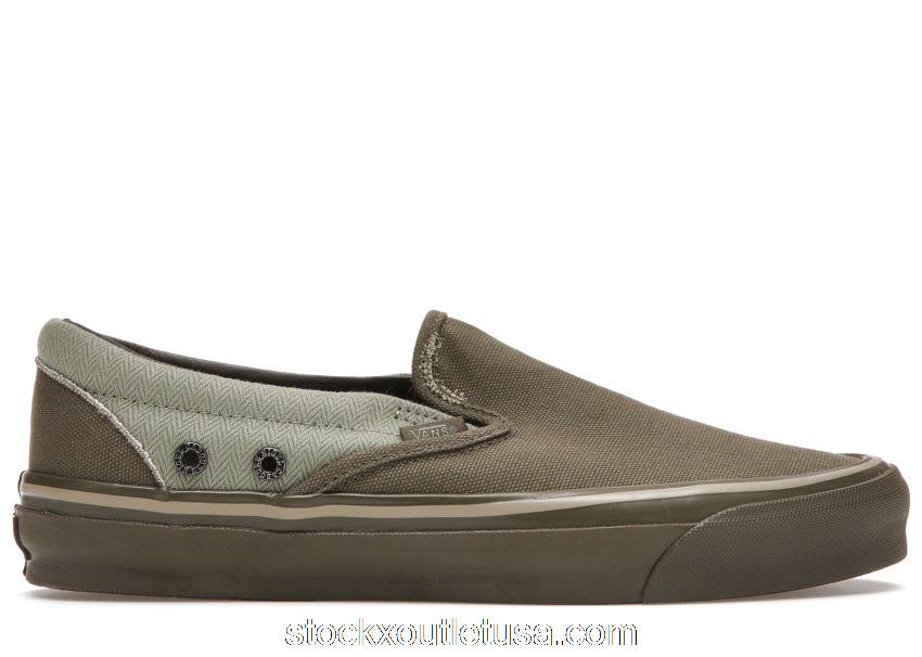 Outlet Vans Vault UA OG Classic Slip-On LX Nigel Cabourn Army Mix VN0A45JK9TA1