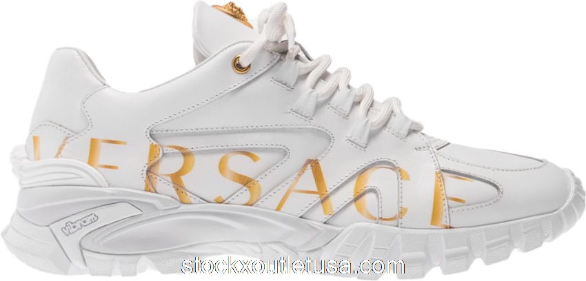 Outlet Versace Amico Trainer Low x Kith White VSDSU7404-DVG4G-DB5O