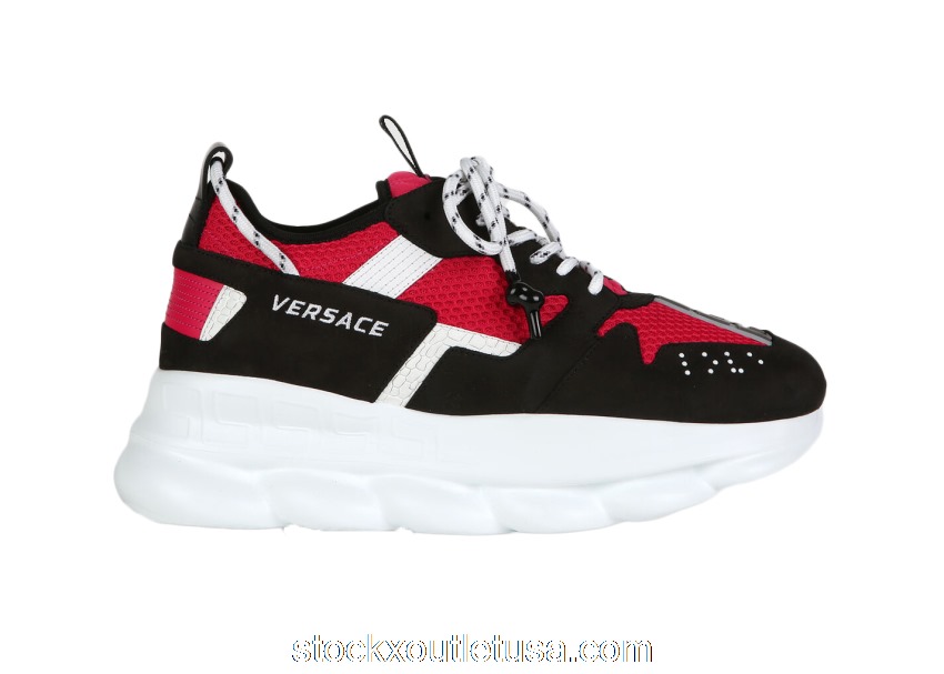 Outlet Versace Chain Reaction 2 Red Black DSU7462-D37TG_DNF
