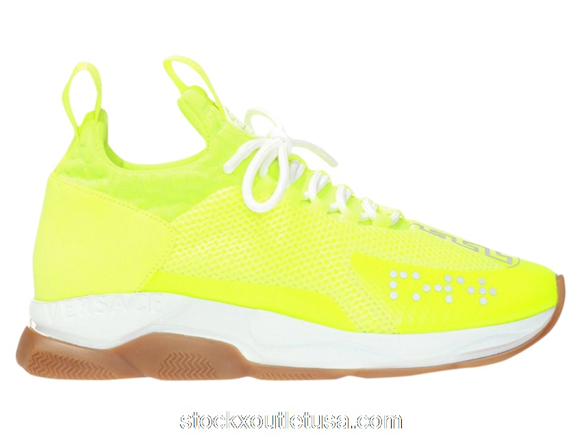 Outlet Versace Cross Chainer Neon Yellow DSU7349-D23T_DF2
