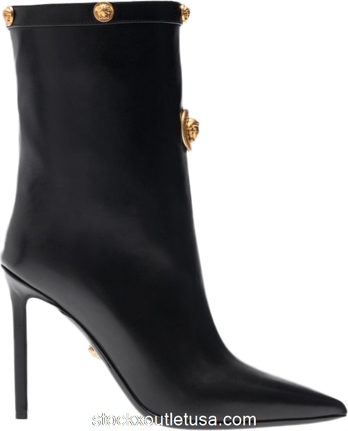 Outlet Versace Leather Stiletto x Kith Black (W) VSDSR8940-DVT2P-D41