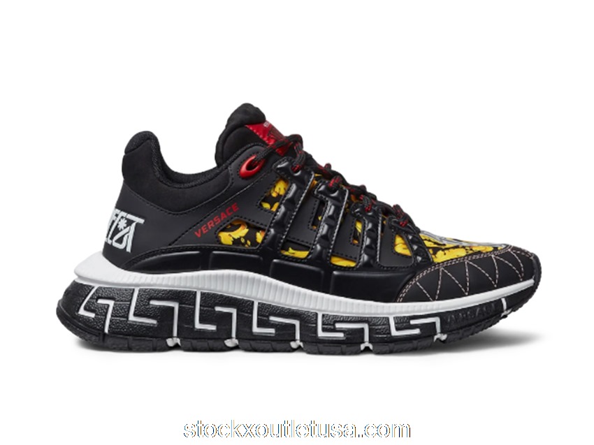 Outlet Versace Trigreca Barocco Print Black (W) DST539G-D15TCG_D4D