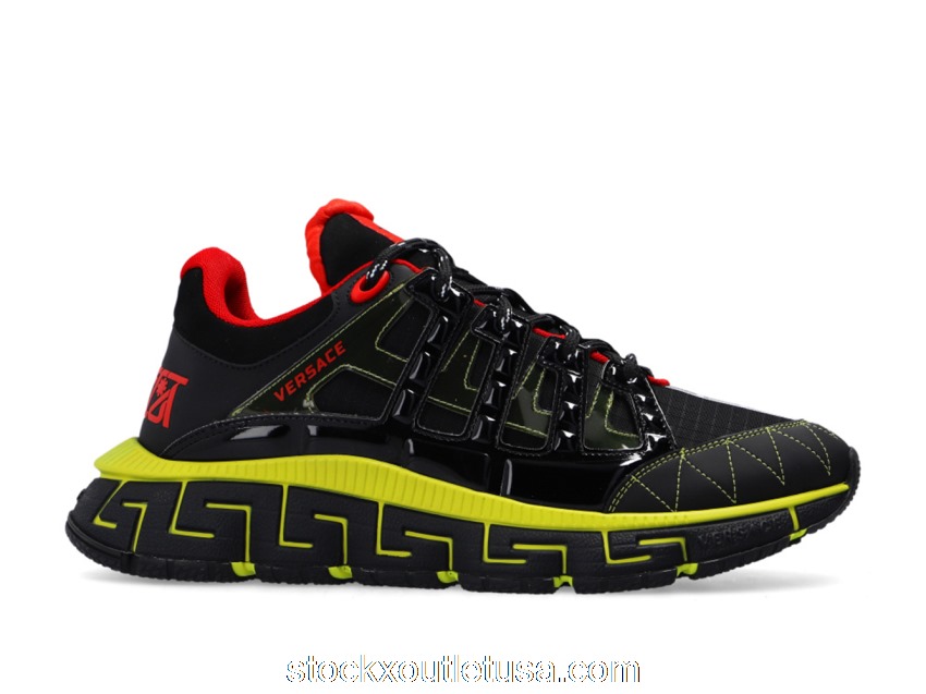 Outlet Versace Trigreca Black Red Yellow DSU8094-1A01761_2B670