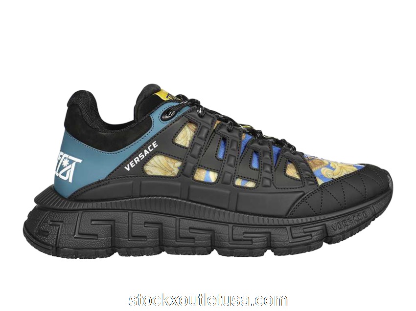 Outlet Versace Trigreca Medusa Renaissance Print Blue DSU8094-1A00838_6B370